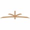Ekena Millwork Davenport Timber Gable Bracket, Western Red Cedar, 96"W x 24"H x 1 1/2"D x 3 1/2"F, 6/12 Pitch GBW096X24X0204DAV00SWR - alternate 1